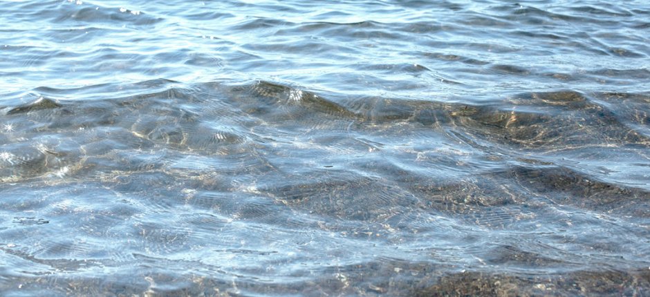 Close-up of pure blue sea